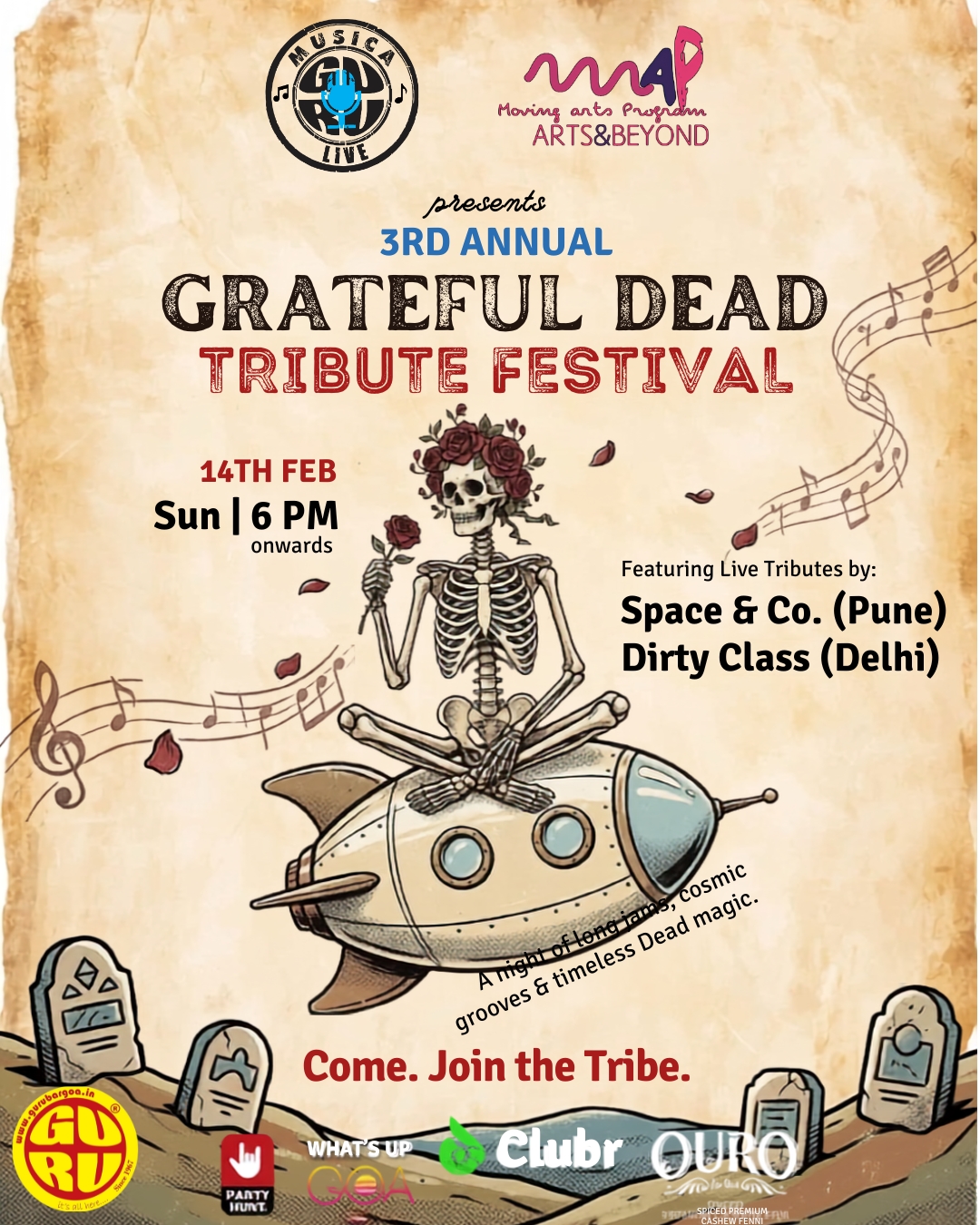Grateful Dead Tribute Festival — poster